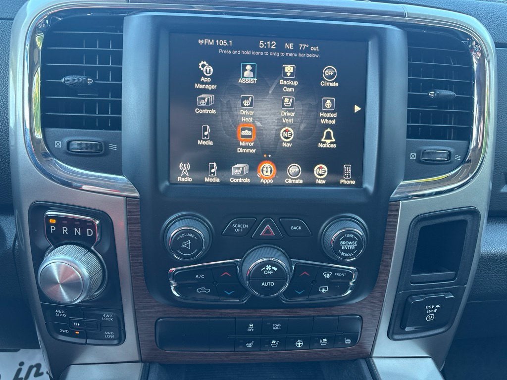 2017 RAM 1500 Laramie Crew Cab 4x4 5'7" Box