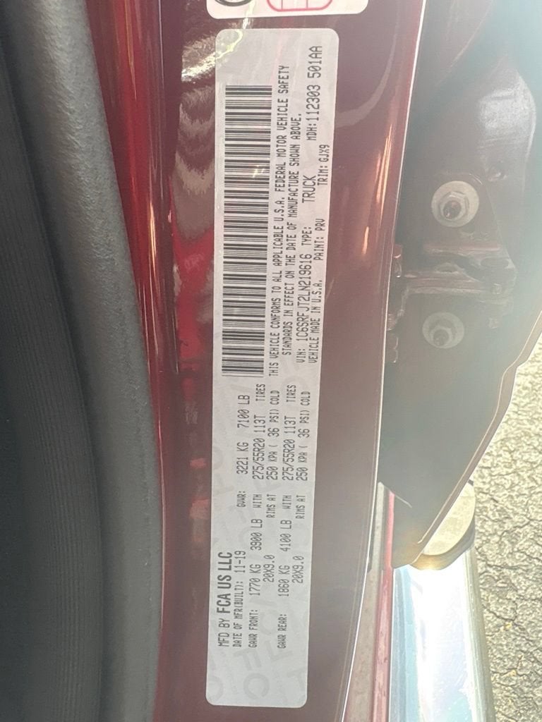 2020 RAM 1500 Laramie