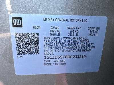 2024 Chevrolet Malibu 1LT