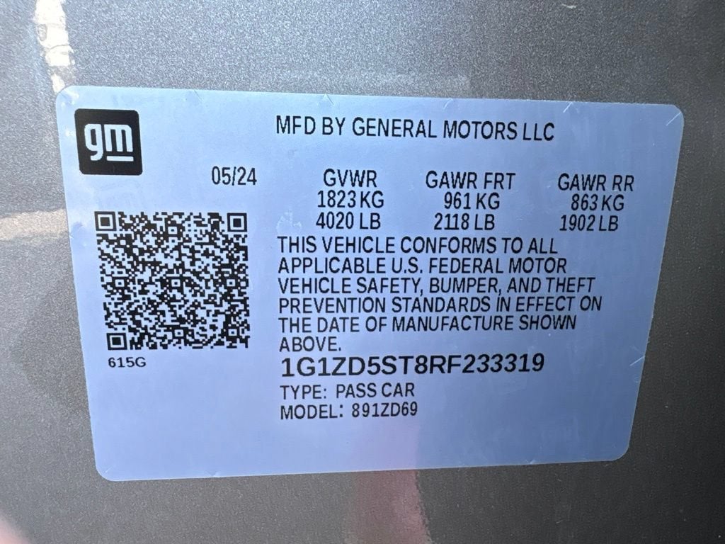 2024 Chevrolet Malibu 1LT
