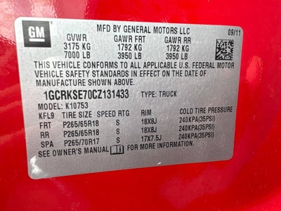 2012 Chevrolet Silverado 1500 LT