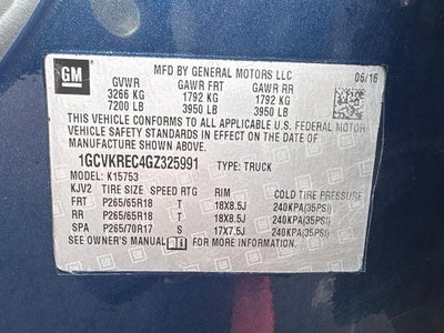2016 Chevrolet Silverado 1500 LT
