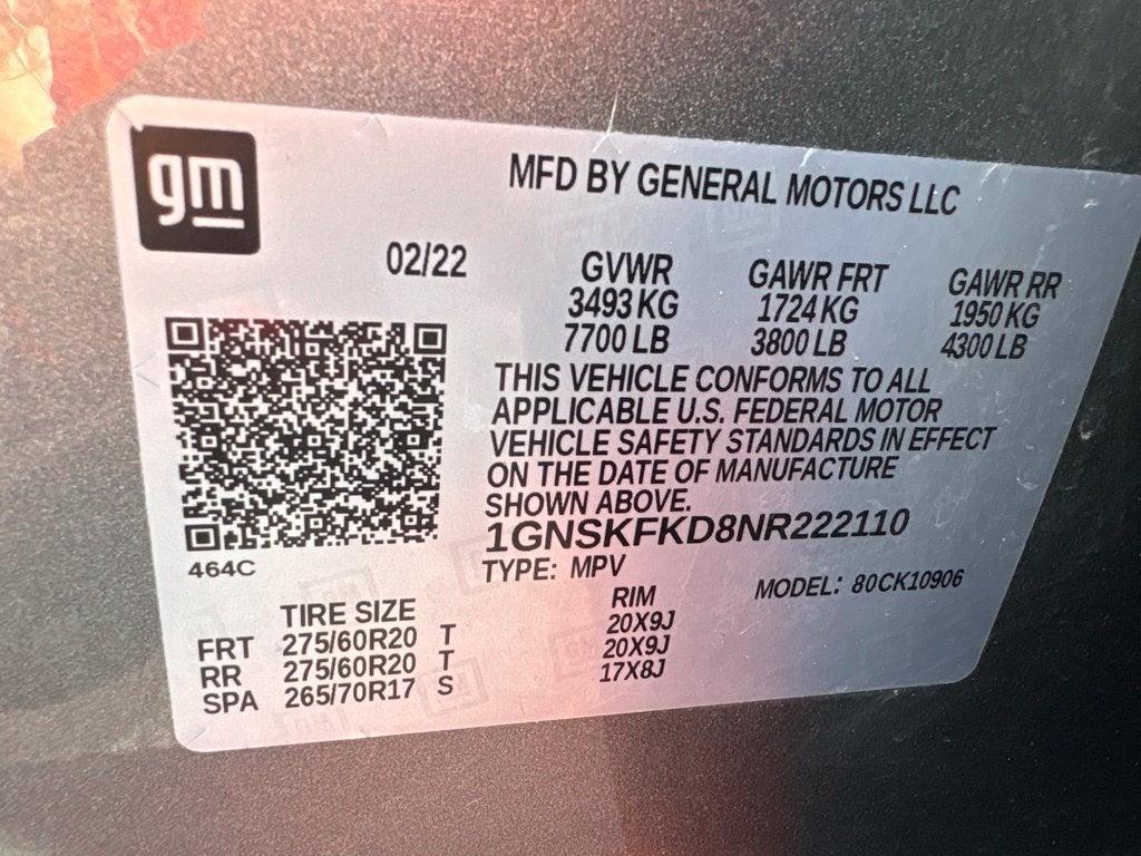 2022 Chevrolet Suburban Premier