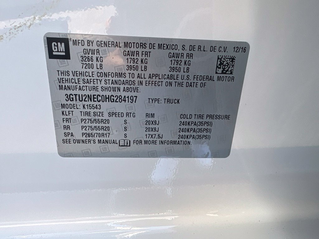 2017 GMC Sierra 1500 SLT